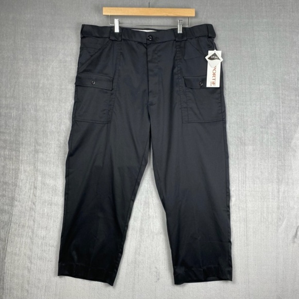 Sportif USA Cargo Pants Mens 44x26‎ Black Original Stretch Pockets Gorpcore NWT